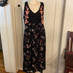 Anthropology Maeve floral Dress